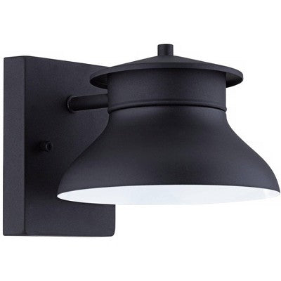  John Timberland Modern Outdoor Wall Light Fixture LED Black 5" Non Glass Dark Sky For Exterior House Porch Patio Deck Barn