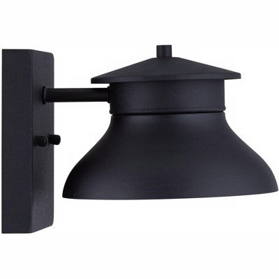  John Timberland Modern Outdoor Wall Light Fixture LED Black 5" Non Glass Dark Sky For Exterior House Porch Patio Deck Barn