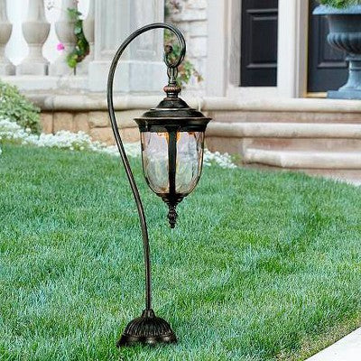  John Timberland Bellagio 32 1/2"H Bronze LED Landscape Path Lights Set Of 2