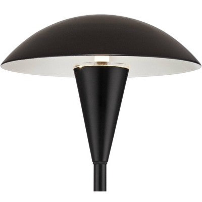  John Timberland Large Mushroom 18" High Black Low Voltage LED Path Light