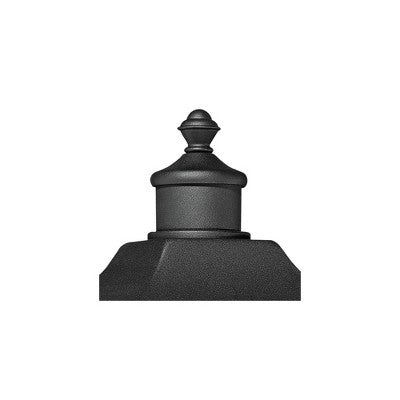  John Timberland Moray Bay Rustic Mission Outdoor Post Light Black 17" Clear Seedy Glass For Exterior Barn Deck House Porch Yard Patio Home Outside