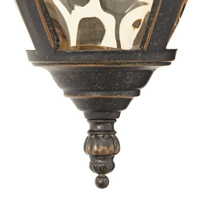  John Timberland Rustic Industrial Outdoor Wall Light Fixture Bronze Metal 13 1/2" Glass Wet Rated For Exterior House Patio Home