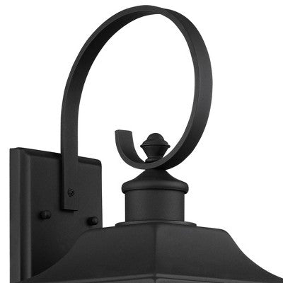  John Timberland Moray Bay Mission Outdoor Wall Light Fixture Black Lantern 24" Clear Seedy Glass For Post Exterior Barn Deck House Porch Yard Patio