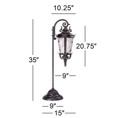  John Timberland Casa Marseille™ 35"H Bronze LED Path Lights Set Of 2