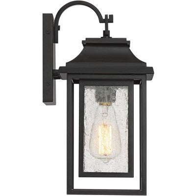  John Timberland Cecile Modern Outdoor Wall Light Fixture Painted Bronze 15" Seeded Clear Glass For Post Exterior Barn Deck House Porch Yard Patio Home
