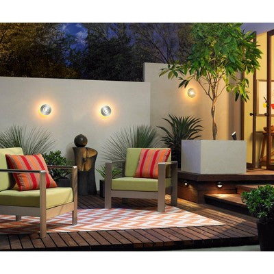  John Timberland Modern Sphere Curve Zen Outdoor Floor Water Fountain 39 1/2" With LED Light For Exterior Garden Yard Lawn