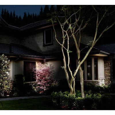  John Timberland Libra Black Low Voltage LED Landscape Flood Light