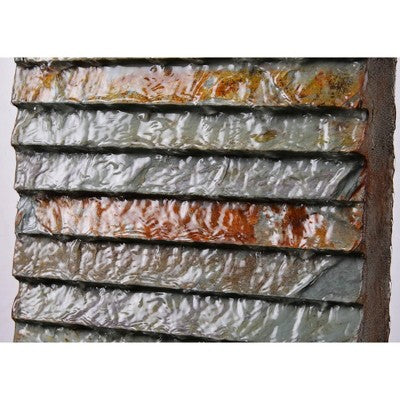  Stave 19" High Small Rustic Zen Indoor Outdoor Decor Slate Stone Tabletop Fountain With Light LED Waterfall Outside Garden Patio