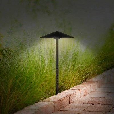  John Timberland Chesapeake 21 1/2"H Black LED Landscape Path Lights Set Of 2