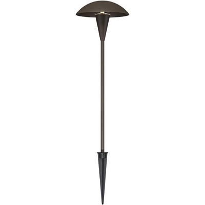  John Timberland Large Mushroom Bronze Finish LED Landscape Path Lights - Set Of 4