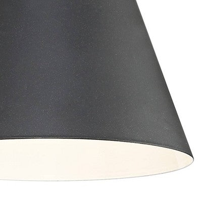  John Timberland Vance 8" High Modern Outdoor Wall Light Fixture Mount Porch House Exterior Outside LED Bulb Swivel Weatherproof Black Metal Deck