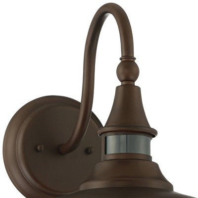  John Timberland Gough Rustic Farmhouse Outdoor Barn Light Fixtures Set Of 2 Bronze Dusk To Dawn Motion Sensor Dark Sky 12 1/2" For Post Exterior Deck