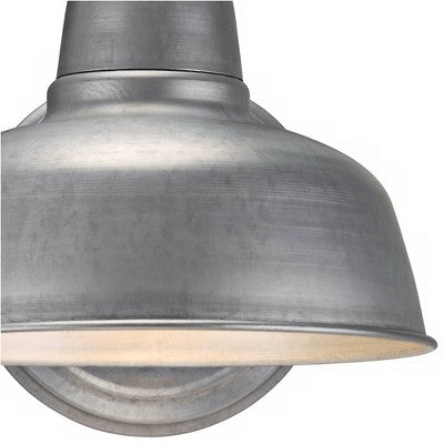  John Timberland Rustic Outdoor Wall Light Fixture Urban Barn Galvanized 11 1/4" Sconce For House Farmhouse Deck Porch Patio