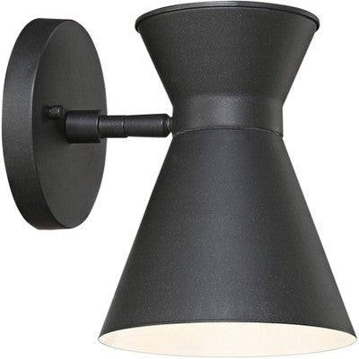  John Timberland Vance Modern Outdoor Wall Light Fixtures Set Of 2 Black LED Dark Sky Swivel Head 8" For Post Exterior Barn Deck House