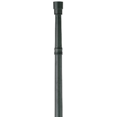  John Timberland Hepworth Vintage Rustic Outdoor Post Black Metal 76 3/4" For Post Exterior Barn Deck House Porch Yard Patio Home Outside Walkways