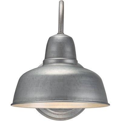  John Timberland Rustic Outdoor Wall Light Fixture Urban Barn Galvanized 11 1/4" Sconce For House Farmhouse Deck Porch Patio