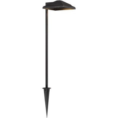  John Timberland Basset Textured Black 10-Piece LED Path And Spot Landscape Light Set