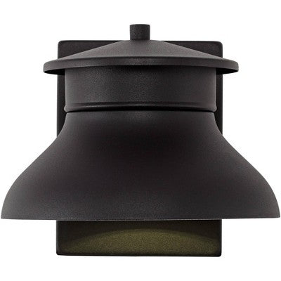  John Timberland Farmhouse Industrial Rustic Outdoor Barn Light Fixtures Set Of 2 Black LED Dark Sky 5" For Exterior Deck House Porch Yard Patio Garage
