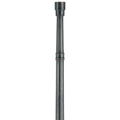  John Timberland Hepworth Vintage Post Light Pole And Cap Base Dark Bronze 76 3/4" For Exterior Barn Deck House Porch Yard Patio Home Garage Outside