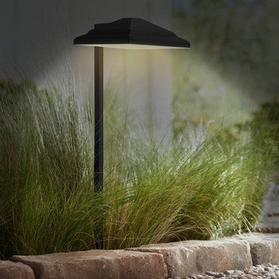  John Timberland Basset Textured Black 10-Piece LED Path And Spot Landscape Light Set