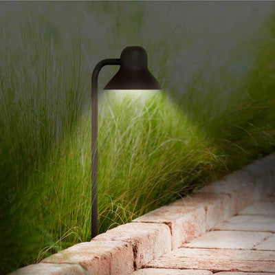  John Timberland Jayce 18 1/2" High Bronze LED Landscape Path Lights Set Of 2
