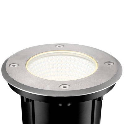  John Timberland Lincoln 5 1/2" High Black LED In-Ground Lights Set Of 2