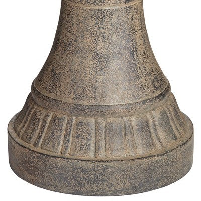  John Timberland Louvre Rustic 3 Tier Cascading Outdoor Floor Water Fountain With LED Light 44" For Yard Garden Patio Home Deck Porch Exterior Balcony