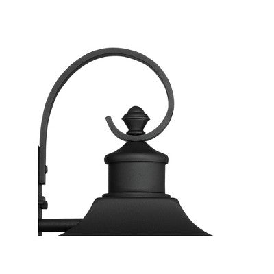  John Timberland Moray Bay Mission Outdoor Wall Light Fixture Black 17 3/4" Clear Seedy Glass For Post Exterior Barn Deck House Porch Yard Posts Patio