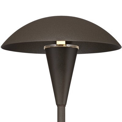  John Timberland Large Mushroom 18" High Bronze Low Voltage LED Path Light