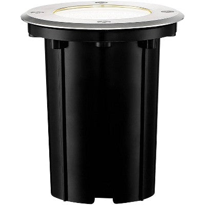  John Timberland Lincoln 5 1/2" High Black LED In-Ground Lights Set Of 2