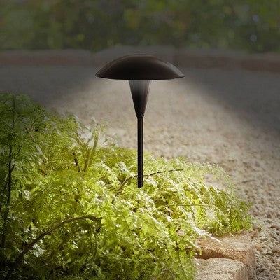  John Timberland Mushroom Bronze And Spotlight 8-Piece LED Landscape Set