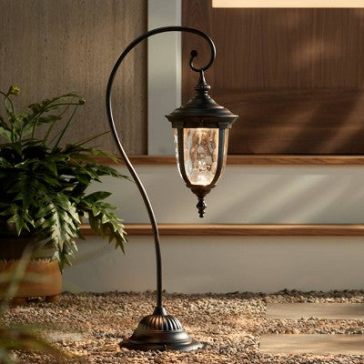  John Timberland Bellagio 32 1/2"H Bronze LED Landscape Path Lights Set Of 2