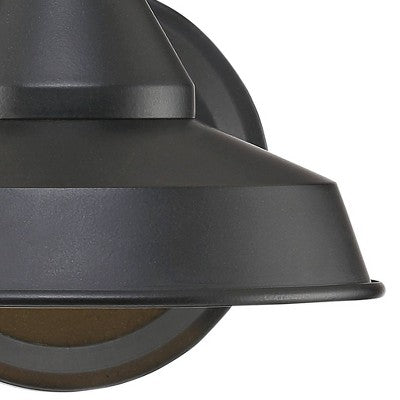  John Timberland Westley Rustic Farmhouse Outdoor Wall Light Fixtures Set Of 2 Black LED Dark Sky Gooseneck Arm 8 1/2" For Post Exterior