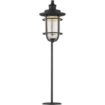  John Timberland Markham 26 1/2" High Textured Black LED Landscape Path Light