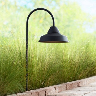  John Timberland Westley 23" High Black LED Landscape Path Light Set Of 2