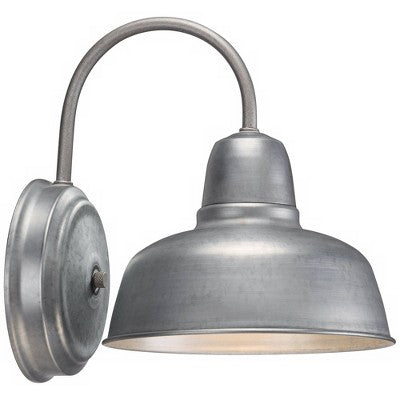  John Timberland Rustic Outdoor Wall Light Fixture Urban Barn Galvanized 11 1/4" Sconce For House Farmhouse Deck Porch Patio