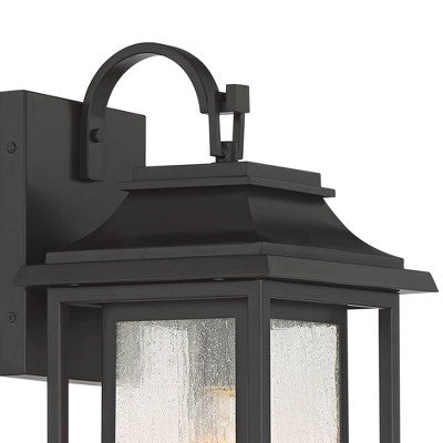  John Timberland Cecile Modern Outdoor Wall Light Fixture Painted Bronze 17 3/4" Seeded Clear Glass For Post Exterior Barn Deck House Porch Yard Patio