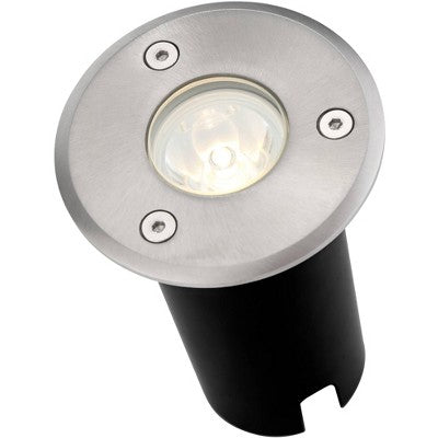  John Timberland Lincoln 4 1/2" High Black LED In-Ground Lights Set Of 2