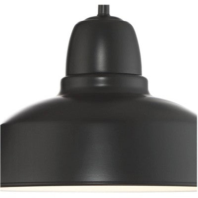  John Timberland Rustic Industrial Farmhouse Outdoor Barn Light Fixture Black Gooseneck Arm 13" For Exterior Barn Deck House Porch Yard Patio Outside