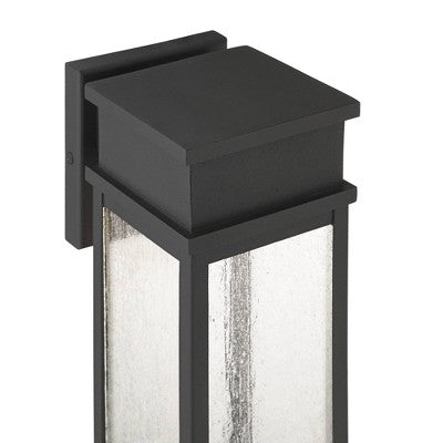 John Timberland Sintef 14 1/4" High Sand Black LED Outdoor Wall Light
