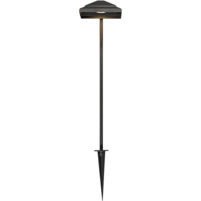  John Timberland Basset 23" High Textured Black LED Landscape Path Light