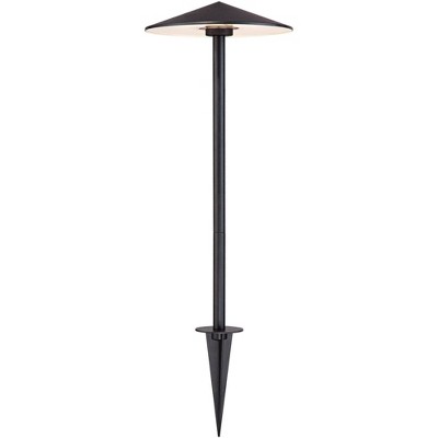 John Timberland Chesapeake 21 1/2"H Black LED Landscape Path Lights Set Of 2