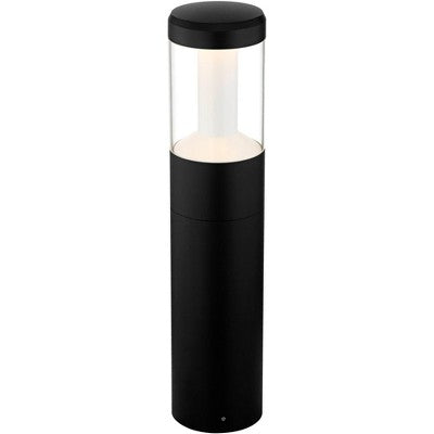  John Timberland Jackson 20" High Black LED Landscape Bollards Set Of 2