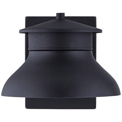  John Timberland Modern Outdoor Wall Light Fixture LED Black 5" Non Glass Dark Sky For Exterior House Porch Patio Deck Barn