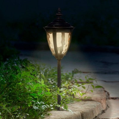  John Timberland Uvas 22 1/2"H Bronze Landscape LED Path Lights Set Of 2