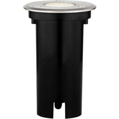  John Timberland Lincoln 4 1/2" High Black LED In-Ground Lights Set Of 2