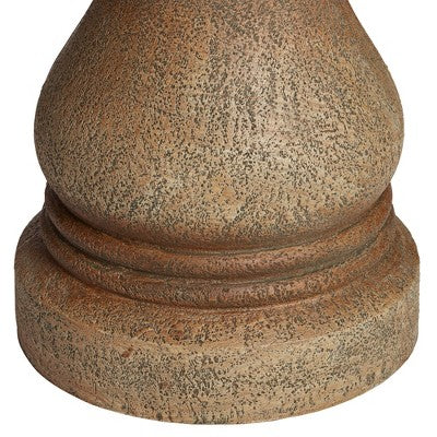  John Timberland Arosco Rustic 3 Tier Basin Outdoor Floor Water Fountain With LED Light 43" For Yard Garden Patio Home Deck Porch Exterior Balcony Roof