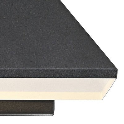  John Timberland Whatley Modern Outdoor Wall Light Fixture Black LED 6 1/4" Metal Shade For Post Exterior Barn Deck House Porch Yard Posts Patio Home