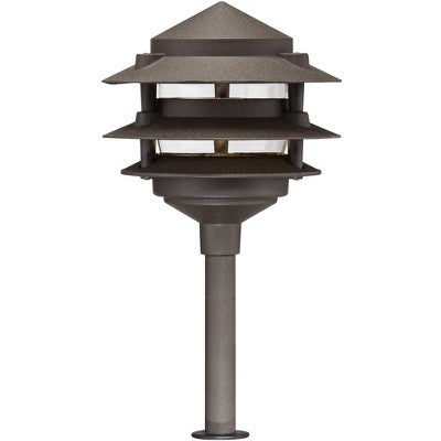  John Timberland Pagoda-Spotlight Bronze 8-Piece LED Landscape Light Kit Set