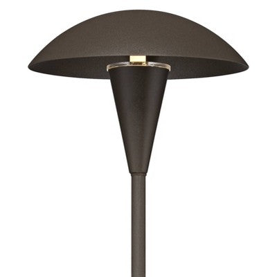  John Timberland Large Mushroom Bronze Finish LED Landscape Path Lights - Set Of 4